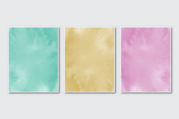Abstract Watercolor Textures for Print Templates