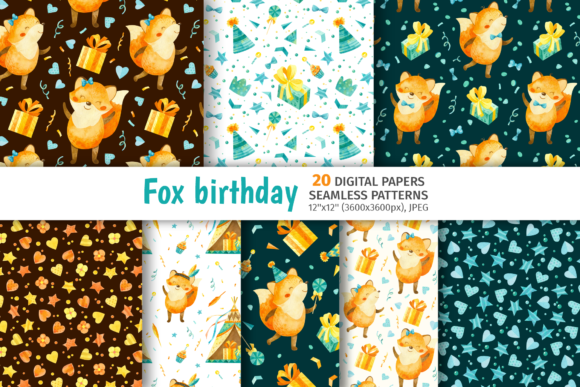 Baby Fox Patterns: Cute Animal Birthday Review