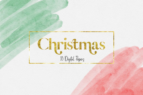 Christmas Brush Strokes Background for Festive Branding
