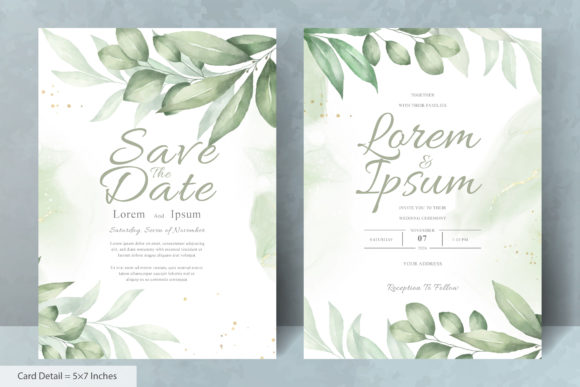 Review: Elegant Watercolor Wedding Cards for Embroidery