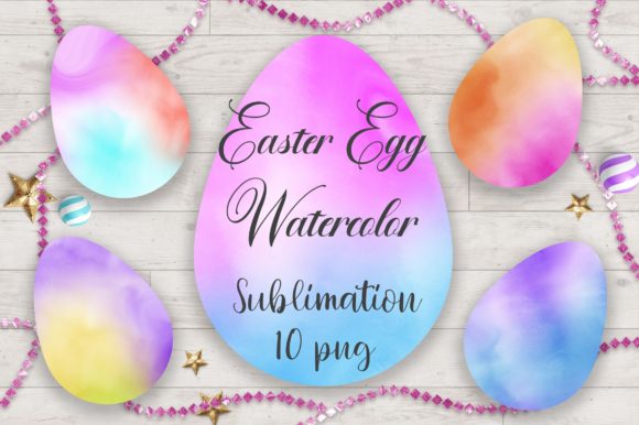 Sublimation Easter Egg Watercolor: Perfect Backgrounds