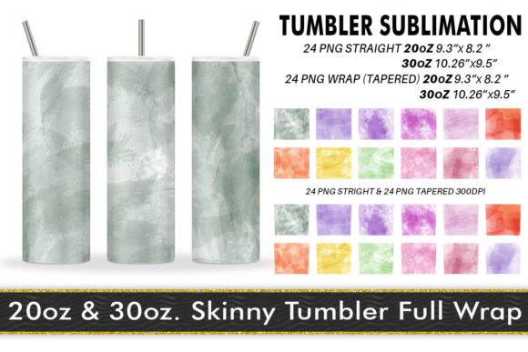 Sublimation Tumbler Watercolor Pastel for Crafts