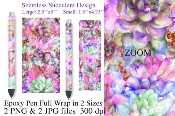 Succulent Epoxy Pen Wrap: A Designer's Review
