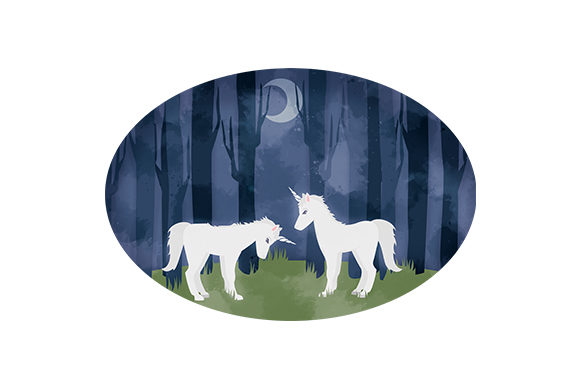 Unicorns in the Forest Watercolor Review | Designs Amp