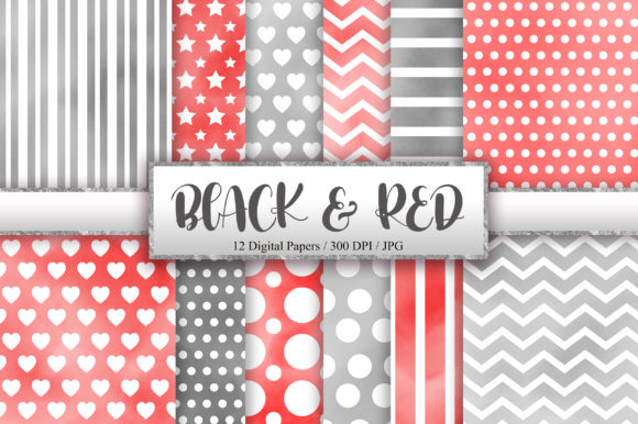 Watercolor Black and Red Background: Bold Patterns for Brands