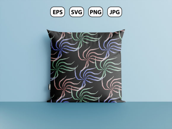 Watercolor Pillow Cover Design PNG Review